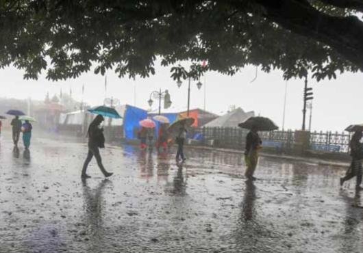 हिमाचल प्रदेश में लगातार पांच दिन बारिश-अंधड़ चलने की संभावना 