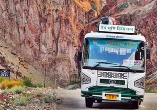  एक जुलाई से शुरू होगी 1026 किमी लंबे लेह-दिल्ली रूट पर एचआरटीसी की बस सेवा 