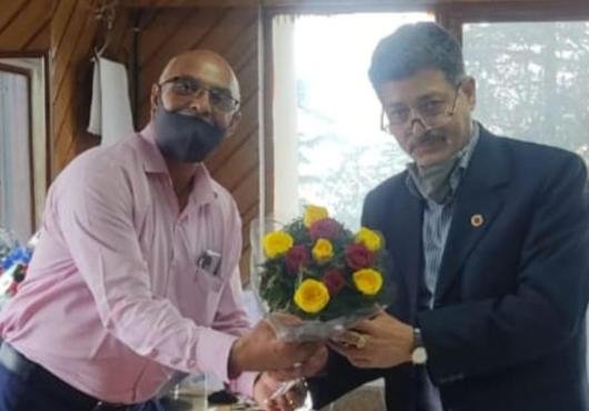  हिमाचल प्रदेश इलेक्ट्रॉनिक मैनुफैक्चरज एडं सप्लायर एसोसिएशन के प्रबंध निदेशक बनने  ई पंकज डडवाल   